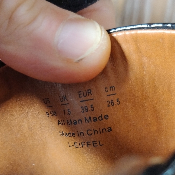 Franco Sarto Black Sandals Sleek Design - Picture 3 of 8